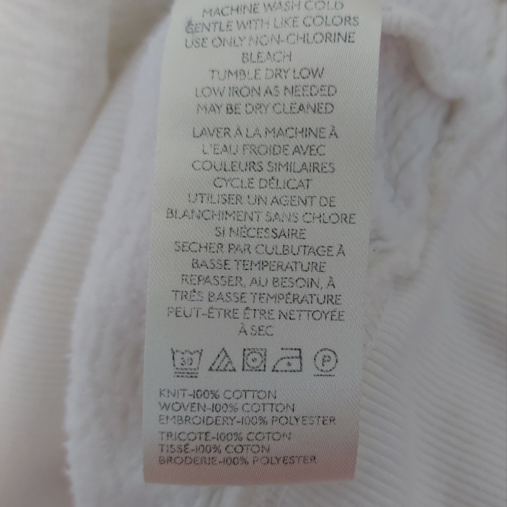 Anthropologie Lace Cutwork Mutton-Sleeve Top, Size Large - Picture 3 of 12